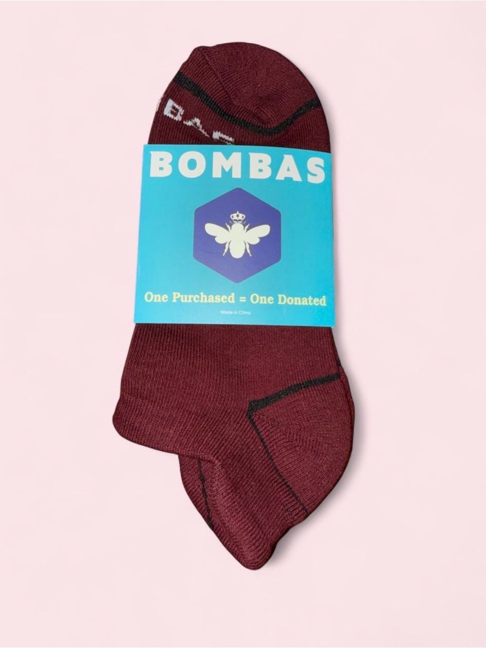 Bombas No Show Socks - Maroon